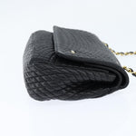 Bally Vintage Chain Shoulder Bag Quilted Leather - image 4