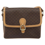 Celine Vintage Macadam Shoulder Bag Canvas and Leather - image 1