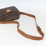 Celine Vintage Macadam Shoulder Bag Canvas and Leather - image 7