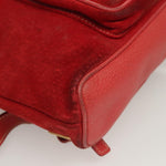 Gucci Vintage Bamboo Backpack Suede Small - image 11