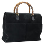 Gucci Bamboo tote bag Suede - image 15
