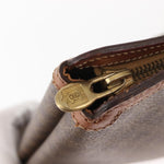 Celine Circle Logo Macadam Pouch Canvas and Leather - image 11