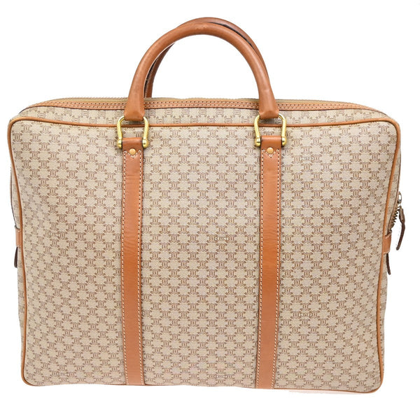 Celine Macadam Briefcase Canvas and leather
