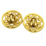Chanel CC Round Earrings Metal - image 2