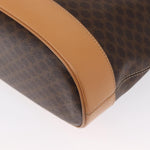 Celine Vintage Macadam Shoulder Bag Canvas and Leather - image 9