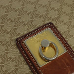 Celine Vintage Macadam Shoulder Bag Canvas and Leather - image 12
