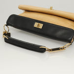 Chanel Chocolate Bar CC Handbag Quilted Lambskin - image 6