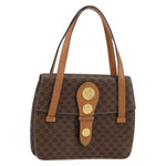 Celine Vintage Macadam Handbag Canvas and Leather - image 1