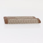 Christian Dior Vintage Honeycomb Flap Wallet Coated Canvas Long - image 11