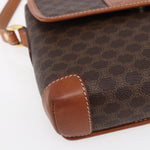Celine Vintage Macadam Shoulder Bag Canvas and Leather - image 9
