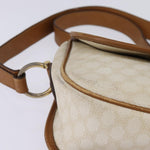 Celine Vintage Macadam Shoulder Bag Canvas and Leather - image 9