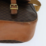 Celine Vintage Macadam Shoulder Bag Canvas and Leather - image 9