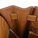 Hermes Kelly Handbag Brown Togo with Palladium Hardware 32 - image 20