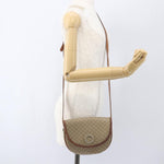 Celine Vintage Macadam Circle Logo Shoulder Bag Canvas and Leather - image 13