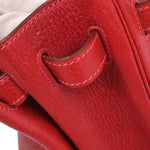 Hermes Kelly Handbag Red Togo with Gold Hardware 32 - image 17