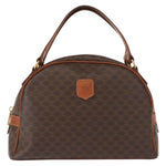 Celine Vintage Macadam Handbag Canvas and Leather - image 18