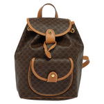 Celine Vintage Macadam Backpack Canvas and Leather - image 18