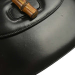 Gucci Vintage Convertible Bamboo Top Handle Bag Leather Medium - image 6