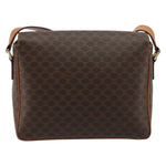 Celine Vintage Macadam Circle Logo Shoulder Bag Canvas and Leather - image 2