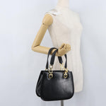 Salvatore Ferragamo Gancini handbag Leather - image 13