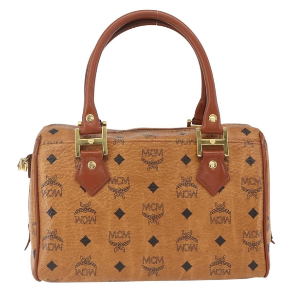 MCM Visetos logogramme Handbag Canvas and Leather