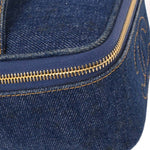 Chanel Vintage CC Vanity Case Denim - image 7