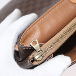 Celine Vintage Macadam Shoulder Bag Canvas and Leather - image 12
