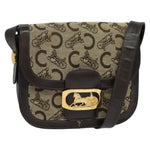 Celine C Sulky Shoulder bag Canvas and Leather - image 1