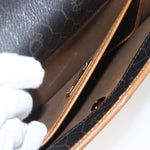 Christian Dior Vintage Honeycomb Shoulder Bag Canvas and Leather - image 20