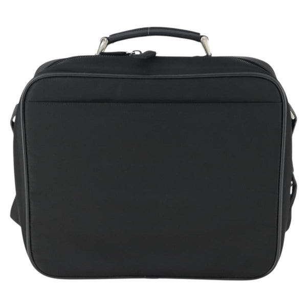 Prada Convertible Front Pocket Briefcase Tessuto with Saffiano Leather