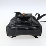 Gucci Vintage Bamboo Backpack Patent Mini - image 15