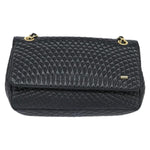 Bally Vintage Chain Shoulder Bag Quilted Leather - image 18