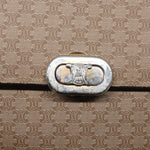 Celine Vintage Macadam Shoulder Bag Canvas and Leather - image 12