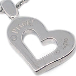 Piaget Limelight Hearts Pendant Necklace 18K White Gold with Pave Diamonds - image 3