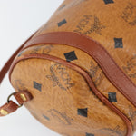 MCM Visetos Shoulder bag Canvas and Leather - image 11