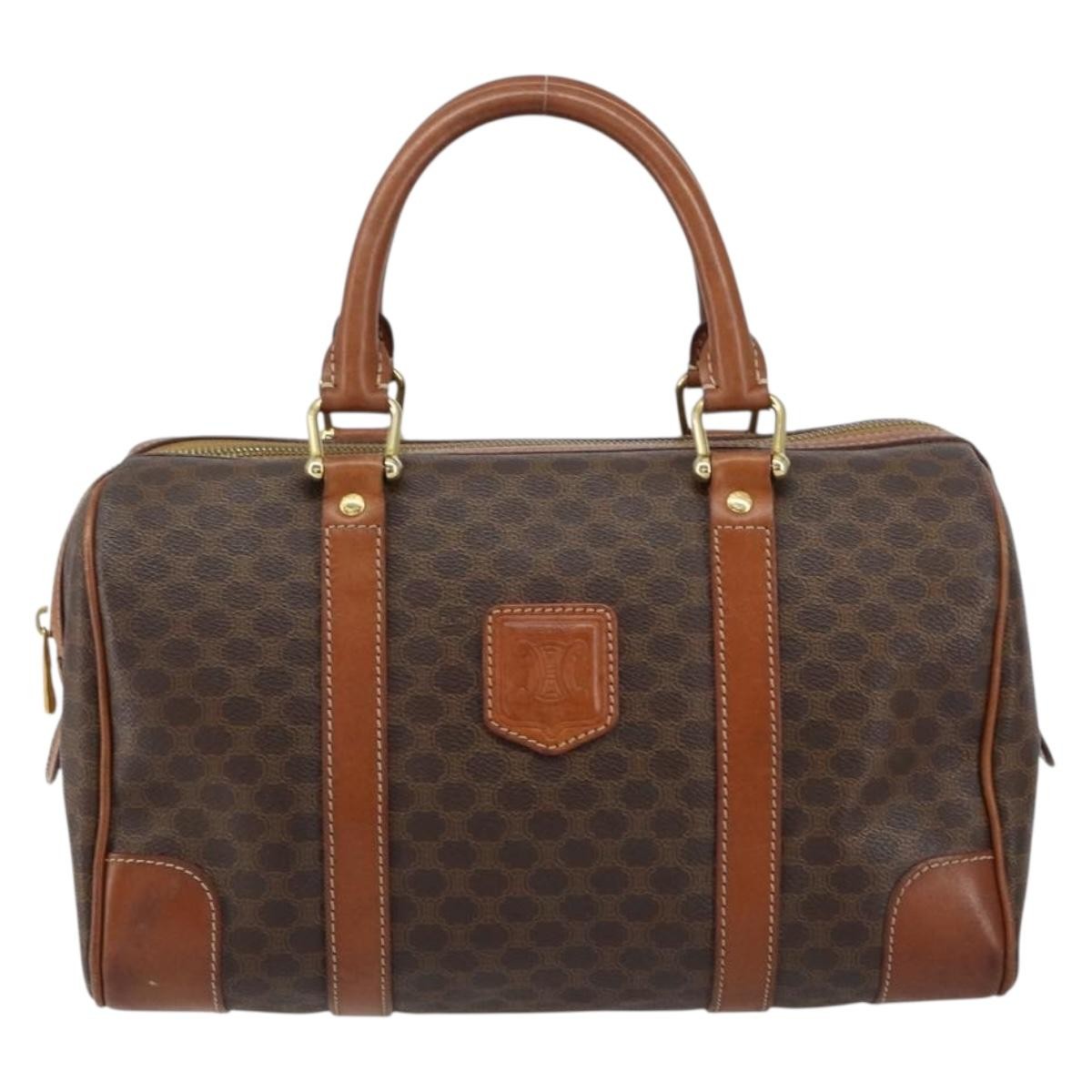 Celine Vintage Macadam Boston bag Canvas - image 1