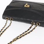 Chanel Vintage Mademoiselle Lock Trapezoid Flap Bag Quilted Lambskin Medium - image 16