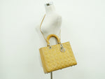Christian Dior Vintage Lady Dior Bag Cannage Quilt Patent Medium - image 10