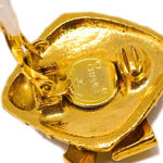 Chanel CC Rhombus Clip-On Earrings Metal - image 4