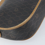 Christian Dior Vintage Honeycomb Shoulder Bag Canvas and Leather - image 11
