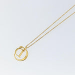 Christian Dior CD Pendant Necklace Metal - image 11