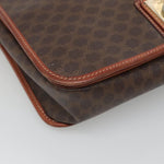 Celine Vintage Macadam Shoulder Bag Canvas and Leather - image 9