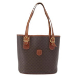 Celine Vintage Macadam Tote bag Canvas and Leather - image 1