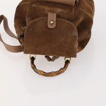 Gucci Gucci bamboo backpack daim mini - image 16
