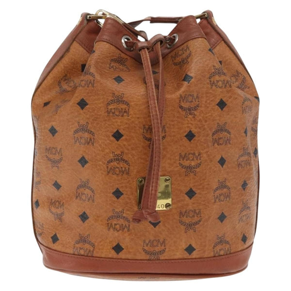 MCM Visetos Shoulder bag Canvas and Leather - image 1