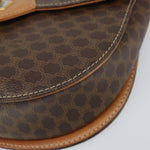 Celine Vintage Macadam Shoulder Bag Canvas and Leather - image 9