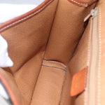Celine Circle Logo Macadam Pouch Canvas and Leather - image 19