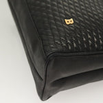 Bally Vintage Tote Bag Quilted Leather - image 8