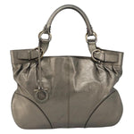 Salvatore Ferragamo Gancini handbag Leather - image 1