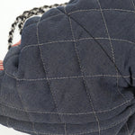 Chanel Stretch Spirit Cabas Quilted Denim Large - image 11